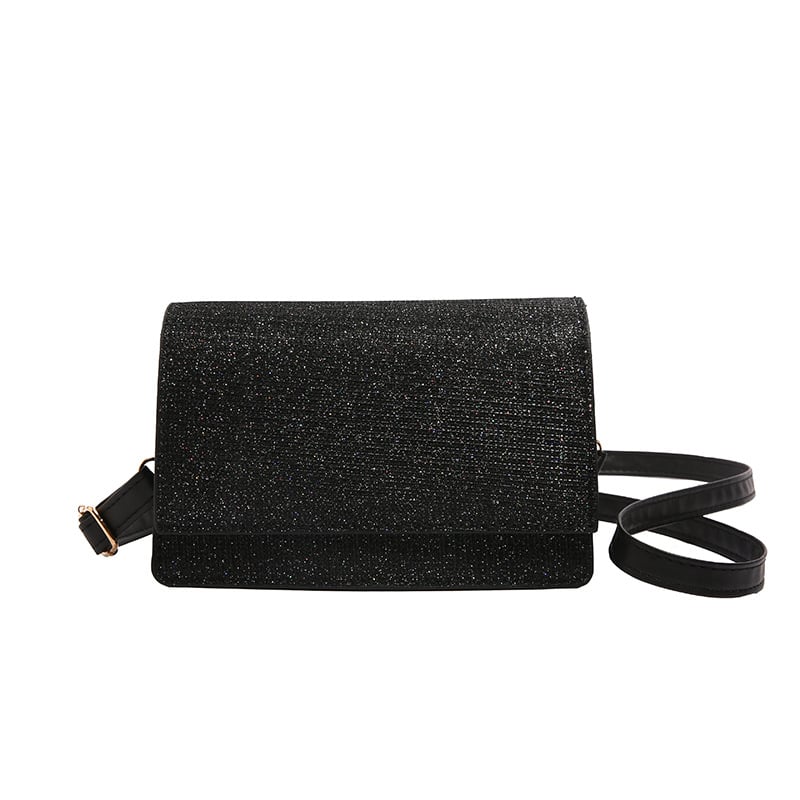 Ženska torbica preko ramena kvadratnog oblika – PU koža, horizontalni oblik, zatvoren otvar, jednostruki remen, sintetička podstava, proljeće 2025