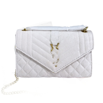 PU romboidna lančana torbica za rame – gradski stil, velika zapremina, poliester podstava, zatvoren otvor