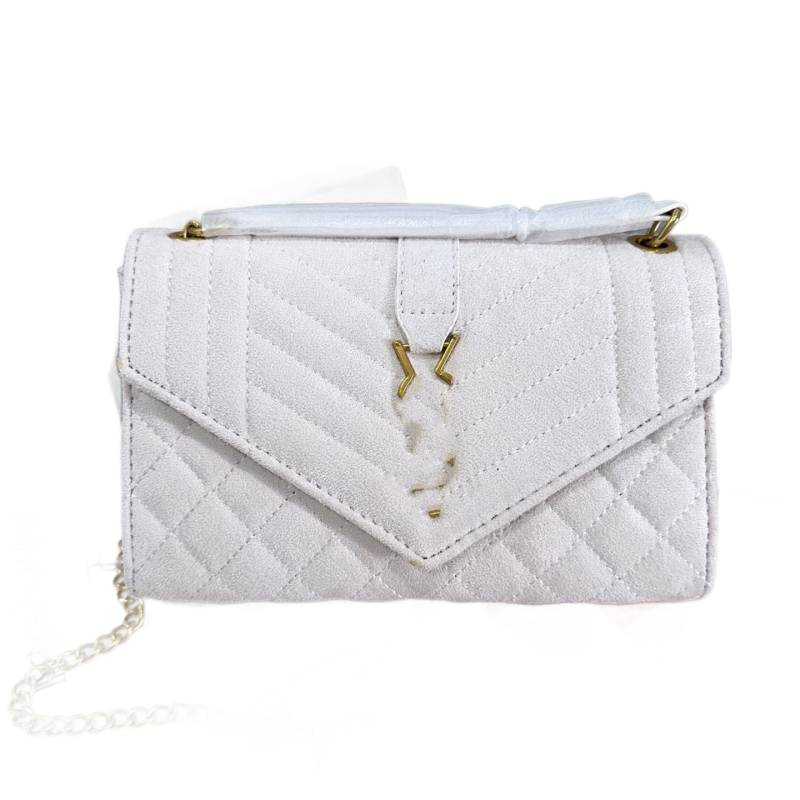 PU romboidna lančana torbica za rame – gradski stil, velika zapremina, poliester podstava, zatvoren otvor