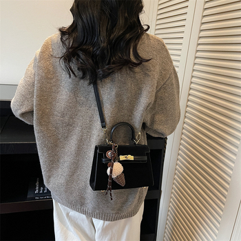 Retro ženska torba za jesen/zimu, mala kvadratna crossbody torba
