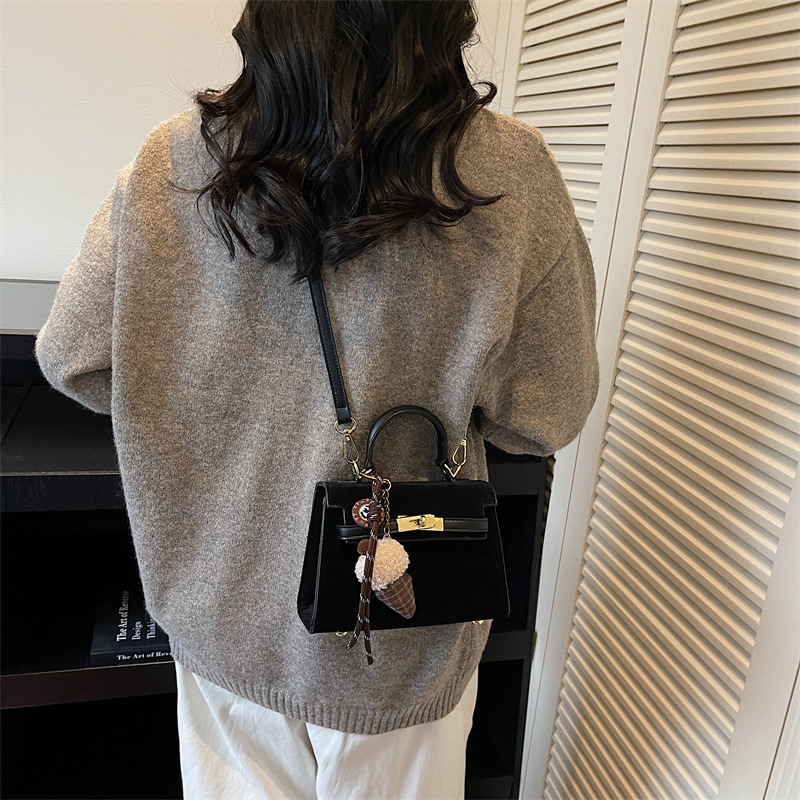 Retro ženska torba za jesen/zimu, mala kvadratna crossbody torba