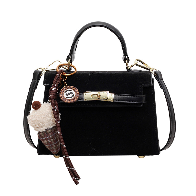 Retro ženska torba za jesen/zimu, mala kvadratna crossbody torba