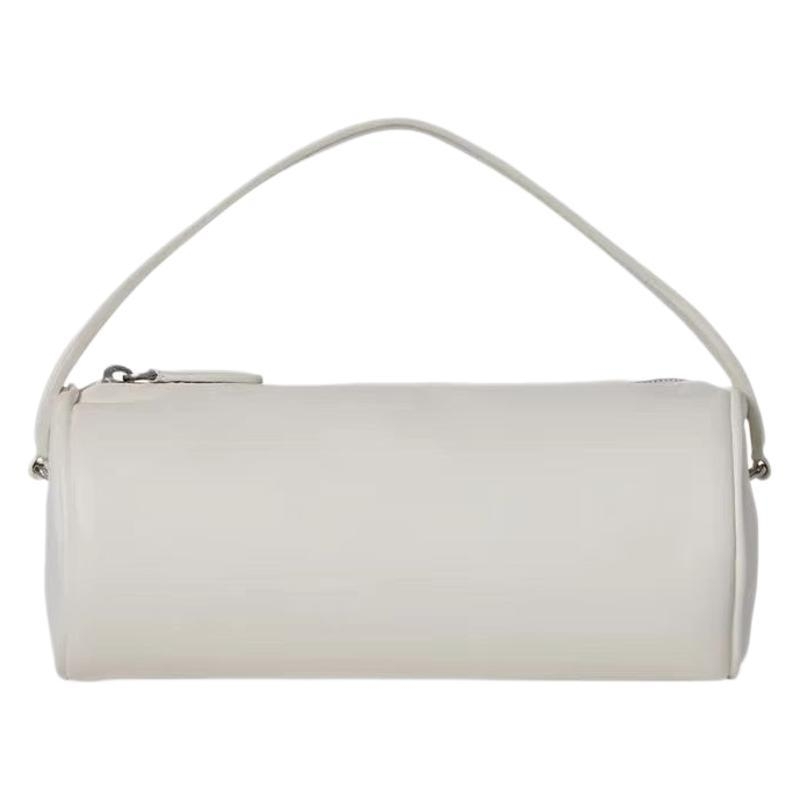 Cuckoo torbica od prave kože za podlakticu — kružni oblik, zatvarač, pretinac za ID karticu, proljeće 2025