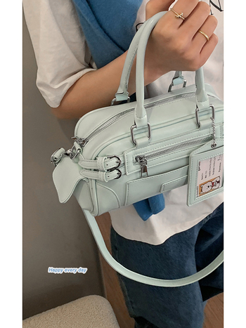 Gradska jednostavna crossbody torba, PU, kvadratnog oblika, zatvarač, proljeće 2025