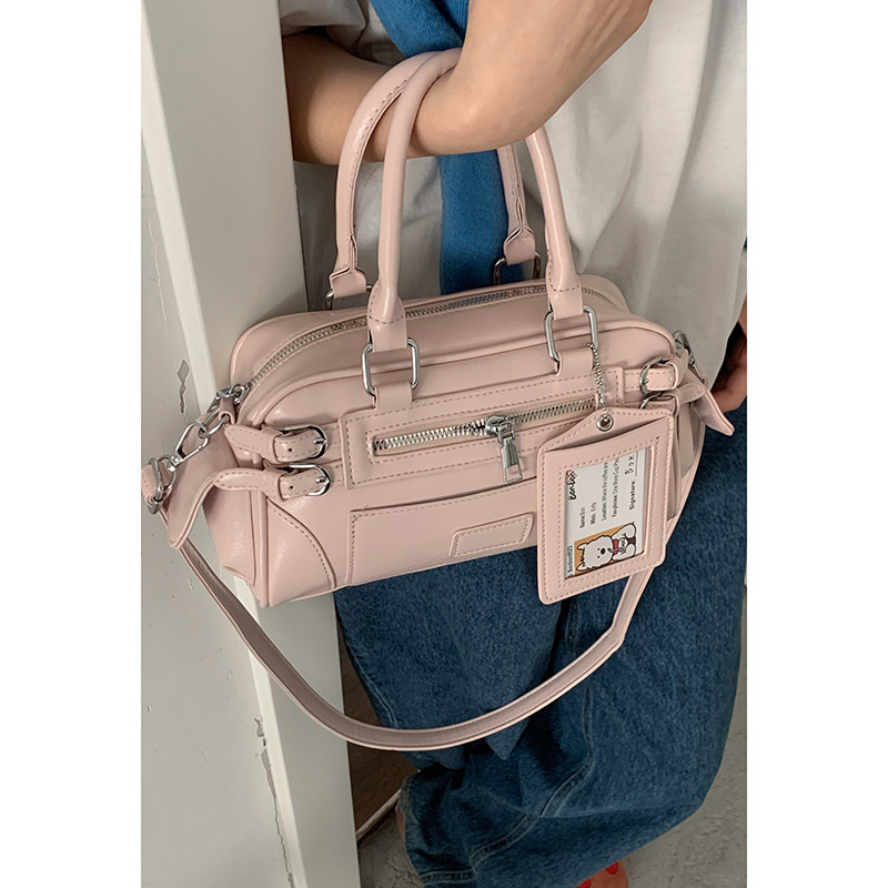 Gradska jednostavna crossbody torba, PU, kvadratnog oblika, zatvarač, proljeće 2025