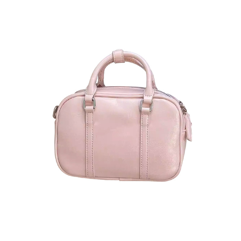 Hanhai ženska torba Boston od PU kože, srednje veličine, zatvarač na zatvaranje, unutarnji džepovi sa zipom i džep za mobitel, poliester podstava, jedna naramenica