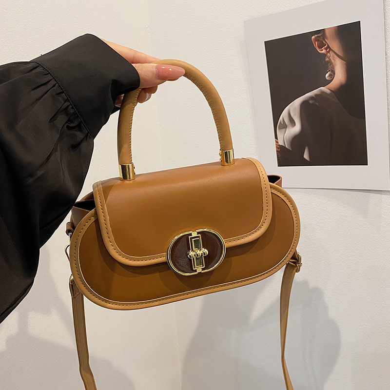 Unisex PU crossbody torba, horizontalni kvadratni oblik, zatvaranje s preklopom, unutarnja pretinica za telefon, ljeto 2025