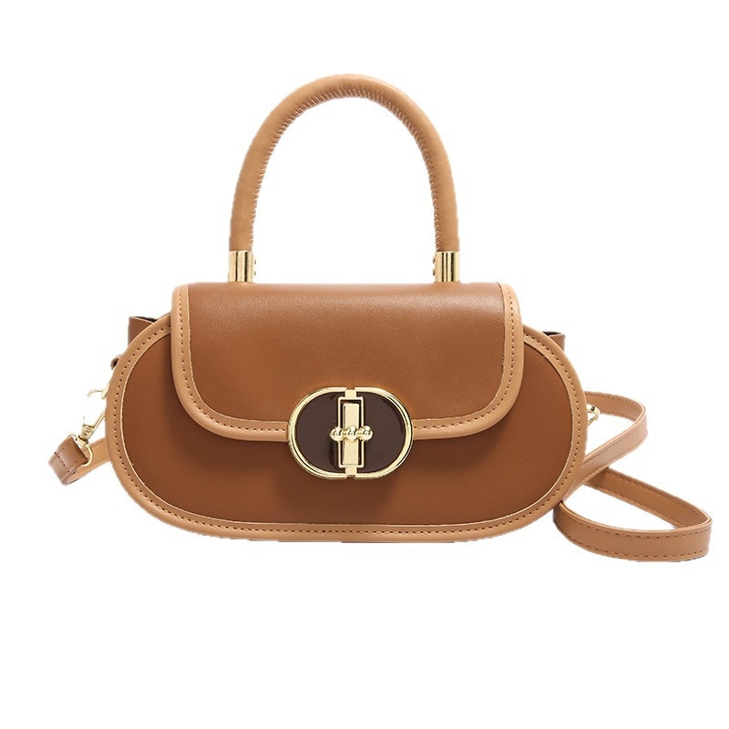 Unisex PU crossbody torba, horizontalni kvadratni oblik, zatvaranje s preklopom, unutarnja pretinica za telefon, ljeto 2025