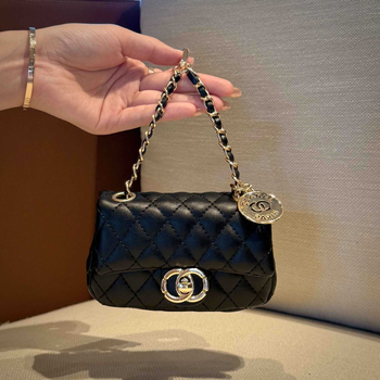 Geantă crossbody cu model capitonat diamant, material PU, formă pătrată orizontală, închidere cu lacăt, curea cu o singură curea