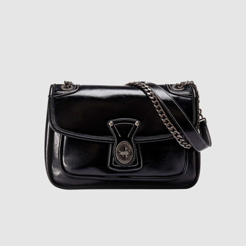 inschick PU crossbody torba u street trend stilu, mala kvadratna torba, vodoravni kvadratni oblik, džep sa zipom
