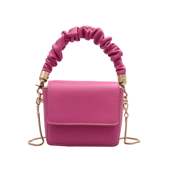 Ženska PU crossbody torba, gradski stil, mali kvadratni oblik, magnetsko zatvaranje, uspravna kvadratna silueta