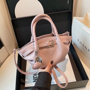 Torbica za žene od PU, korejskog stila, uspravnog kvadratnog oblika, zatvarač, unutarnja pretinica za telefon, proljetno izdanje 2025