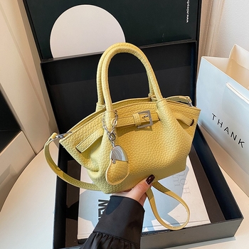 Torbica za žene od PU, korejskog stila, uspravnog kvadratnog oblika, zatvarač, unutarnja pretinica za telefon, proljetno izdanje 2025