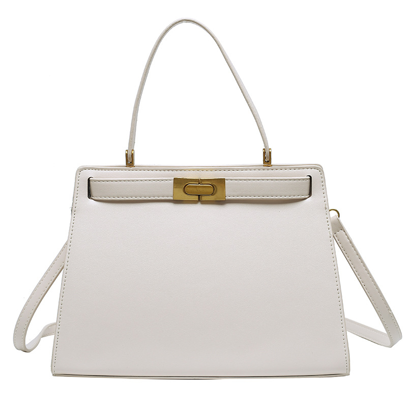 PU kožna crossbody torbica s vodoravnim kvadratnim oblikom, zatvarač, Zimska kolekcija 2025