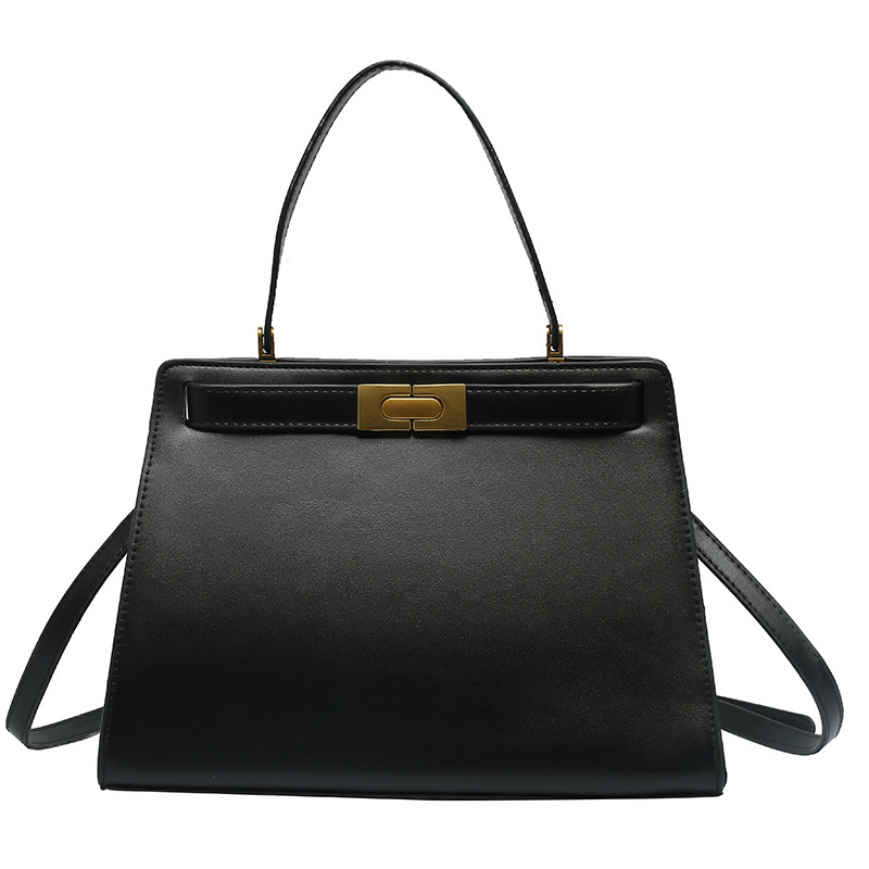 PU kožna crossbody torbica s vodoravnim kvadratnim oblikom, zatvarač, Zimska kolekcija 2025