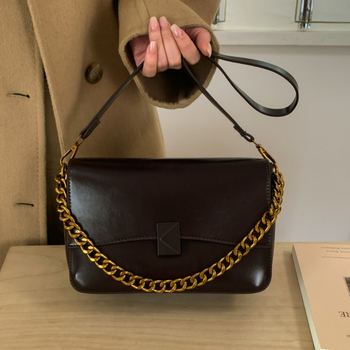 Korejska modna mala kvadratna crossbody torba od PU kože, otvor s poklopcem, horizontalni oblik, unutarnji džepovi sa zipom i džep za mobitel