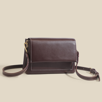 PU crossbody torba, gradski stil, s poklopcem, horizontalnog kvadratnog oblika, unutarnji džepovi sa zatvaračem: džep za telefon i ID