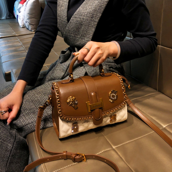 Krosbody torba preko ramena - goveđa koža, unisex stil, podstava od poliestera, Zima 2025