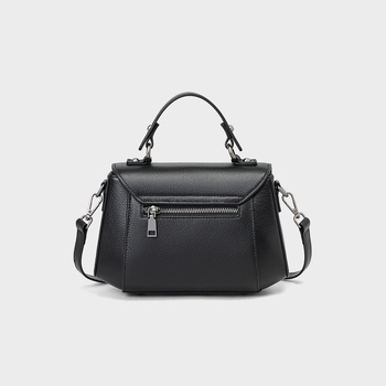 SEAMMER dámska taška — prešívaný horizontálny štvorcový dizajn z hovädzej kože (prvý vrstva) + syntetická koža, podšívka z textilu, uzáver prekrytý, vnútorná kapsa na zips a kapsa na identifikáciu, medzivrstva, jeden ramenný popruh, na denné nosenie, jeseň