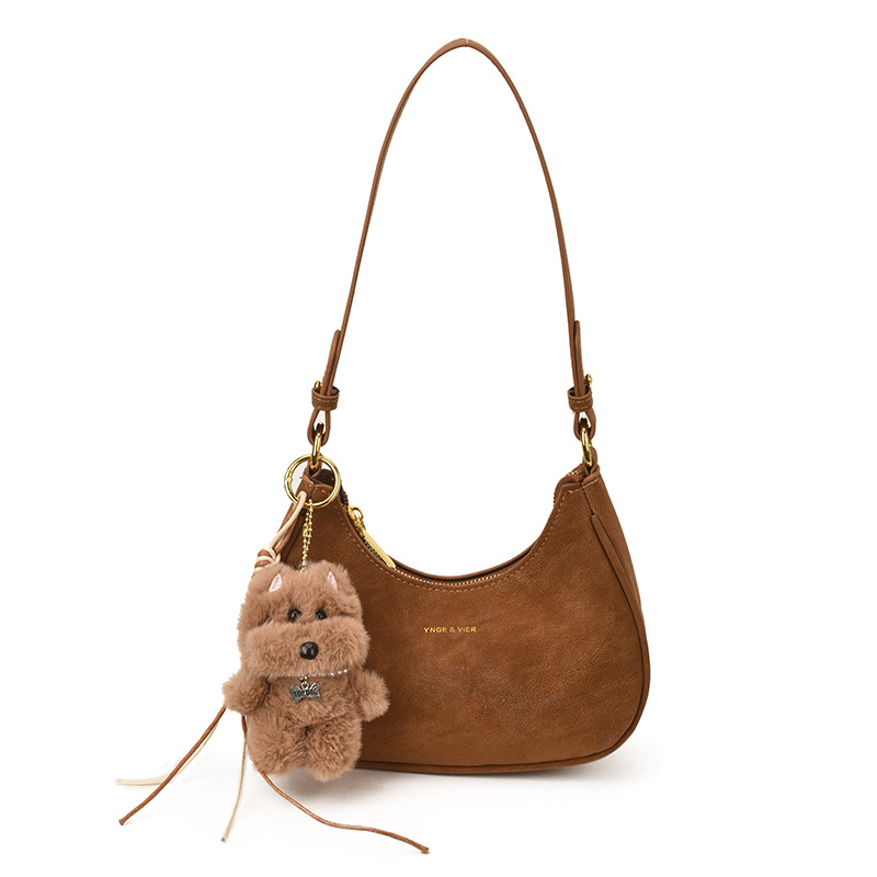 PU materijal crossbody torbica, gradska jednostavnost, horizontalan kvadratnog oblika, zatvarač, poliester podstava, zimska kolekcija 2025