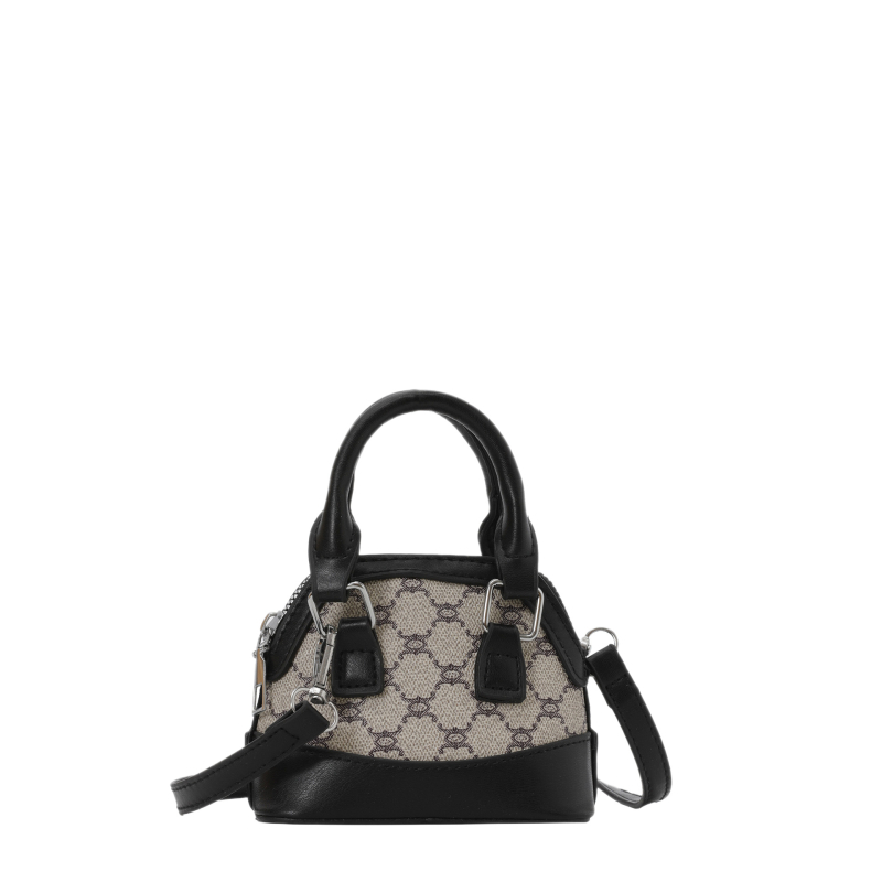 Crossbody torba s urbanim stilom, PU materijal, oblik školjke, zatvaranje na zip, poliester podstava