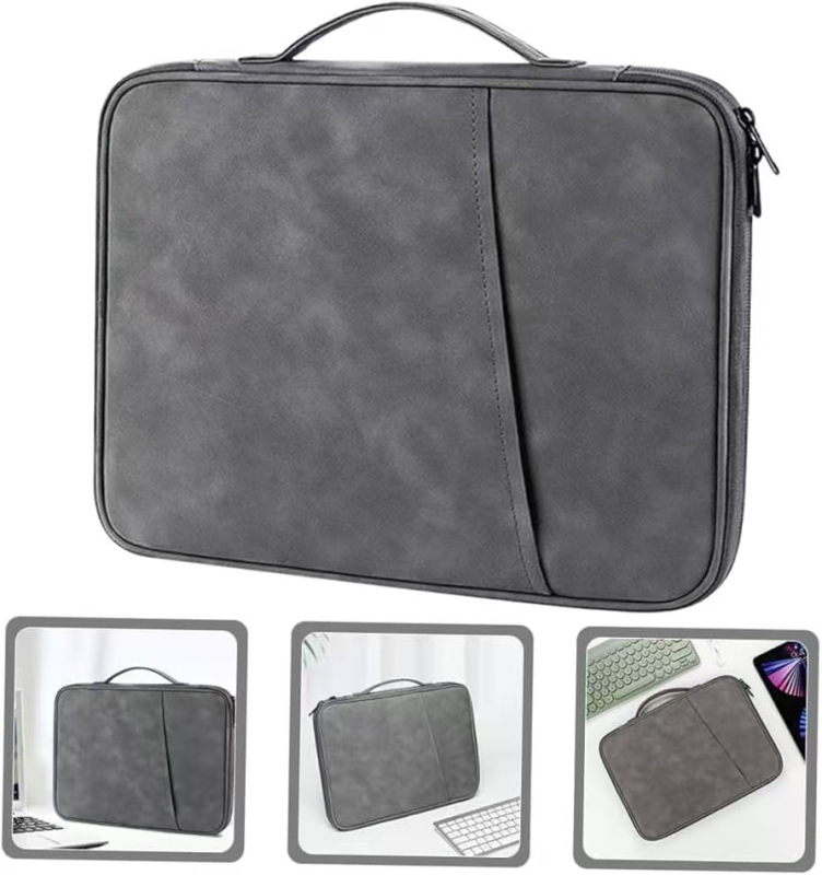 PU púzdro na tabletu - sada s taškou na skladovanie, sametová podšívka, priedušné, proti krádeži, jar 2025
