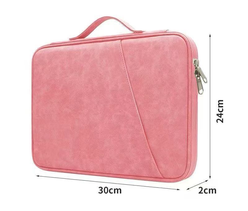 PU púzdro na tabletu - sada s taškou na skladovanie, sametová podšívka, priedušné, proti krádeži, jar 2025