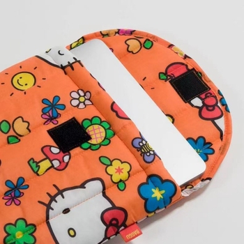 Torba za tablet i prijenosno računalo od najlona, podstava od pamuka, otisak anime mačke, stil mladi kampus, funkcija skladištenja