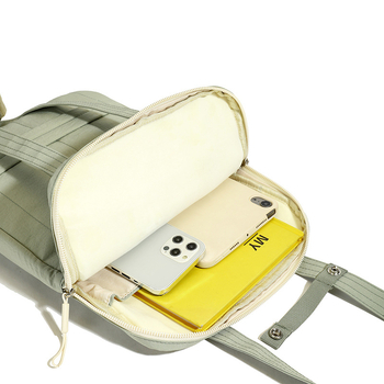 Brašna na notebook cez rameno s priedušným dizajnom, jednofarebný vzor, unisex, polyesterová podšívka, zimná edícia 2025