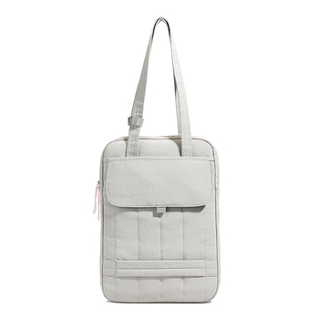 Brašna na notebook cez rameno s priedušným dizajnom, jednofarebný vzor, unisex, polyesterová podšívka, zimná edícia 2025