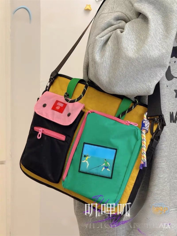 Geantă crossbody pentru laptop cu buzunar pentru tabletă – Dublă utilizare, Capacitate mare, Exterior PU, Interior din pânză (Primăvara 2025, Funcție: Altele, Gen: Masculin)