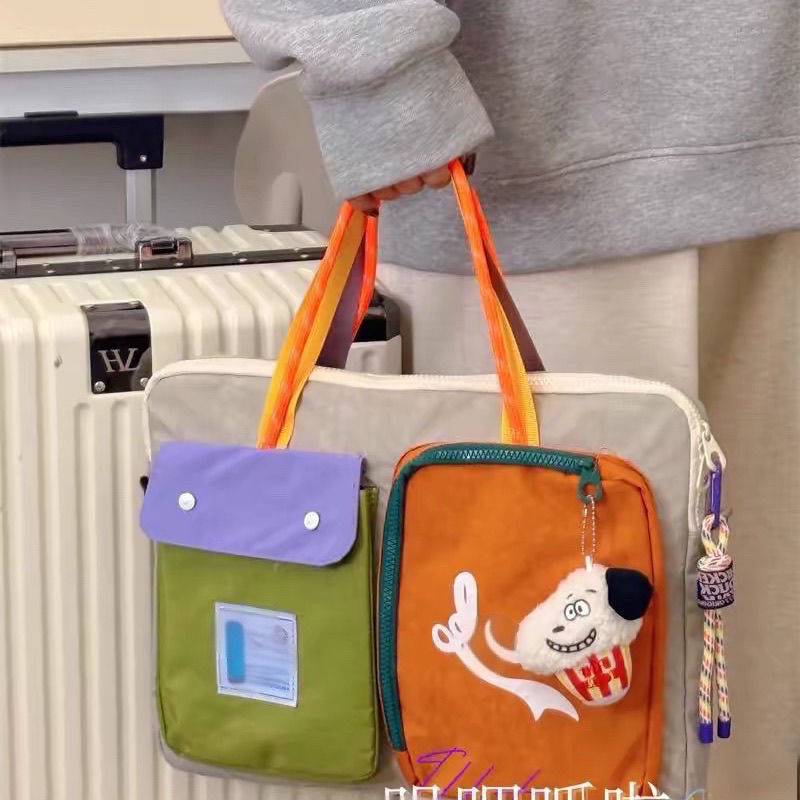 Geantă crossbody pentru laptop cu buzunar pentru tabletă – Dublă utilizare, Capacitate mare, Exterior PU, Interior din pânză (Primăvara 2025, Funcție: Altele, Gen: Masculin)