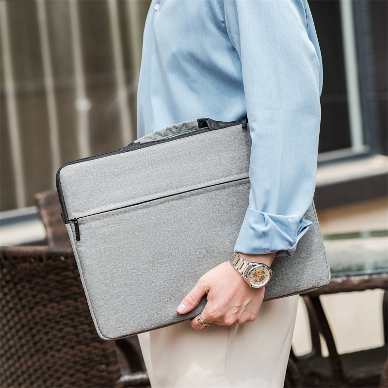 Ultra vékony laptop táska Oxford anyagból, poliészter bélés, vállon hordható