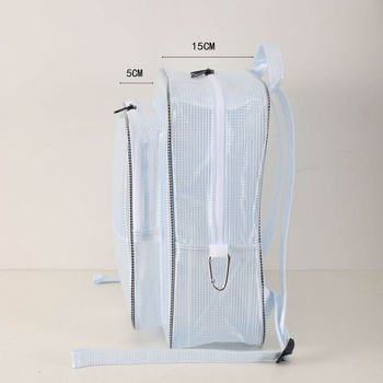 Mugursoma ar korejiska stila režģa konstrukciju, antistatiska, izturīga pret aukstumu, 20 kg slodze, PVC ūdensizturīga, rāvējslēdzējs