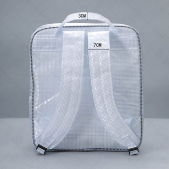 Mugursoma ar korejiska stila režģa konstrukciju, antistatiska, izturīga pret aukstumu, 20 kg slodze, PVC ūdensizturīga, rāvējslēdzējs