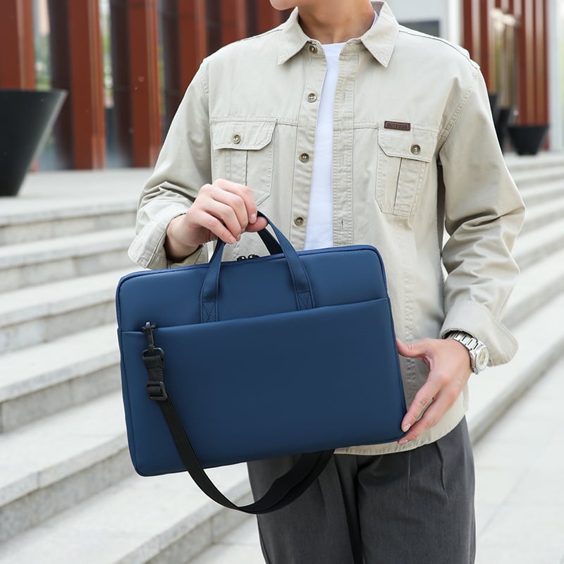 Geantă casual ușoară pentru laptop și tabletă, impermeabilă, țesătură Oxford, căptușeală poliester, unisex
