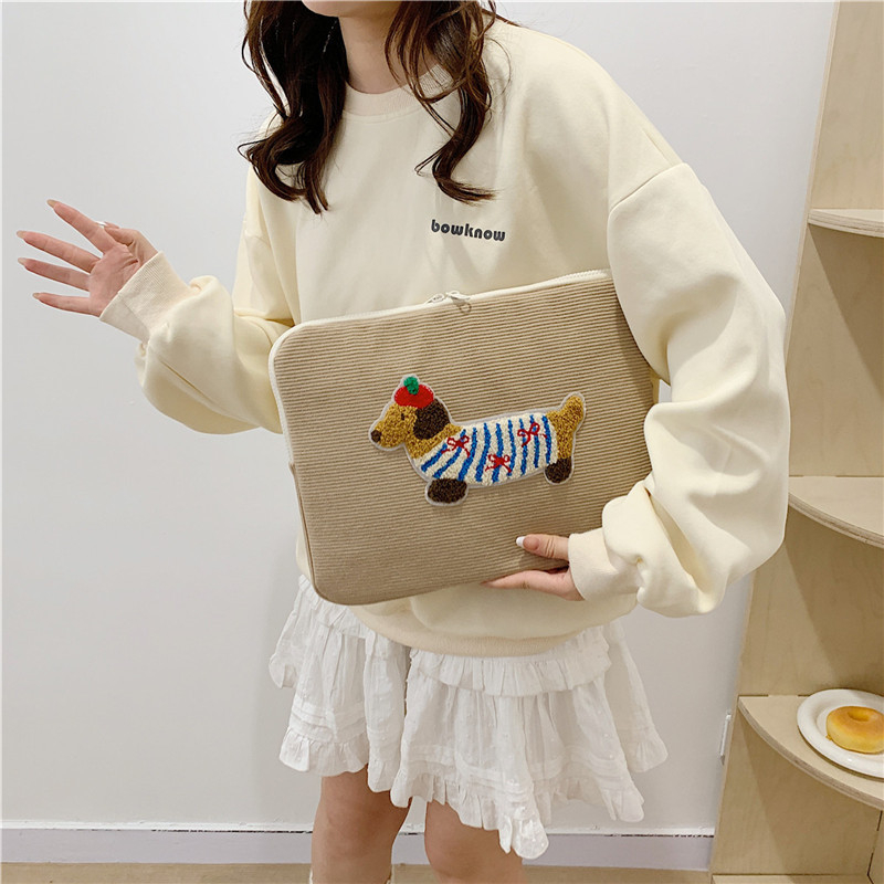 Θήκη λάπτοπ με προστασία από φθορές και κραδασμούς; εξωτερικό και επένδυση από πολυεστέρα; μοτίβο ζώων.