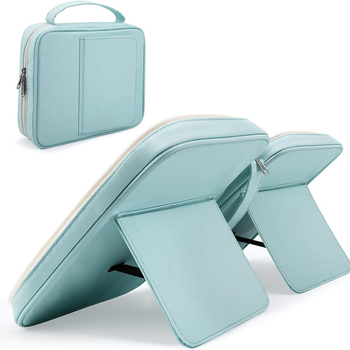 Ou Chuangmei Geantă poliester pentru cărți și tablete, cu suport de lectură portabil – Unisex