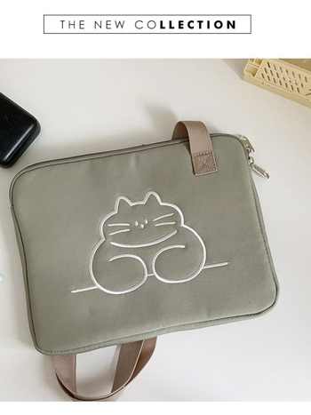 Caz de protecție pentru iPad, material nylon, rezistent la uzură și anti-furt, unisex, lansare primăvara 2025