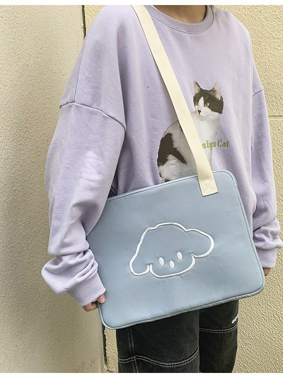 Caz de protecție pentru iPad, material nylon, rezistent la uzură și anti-furt, unisex, lansare primăvara 2025