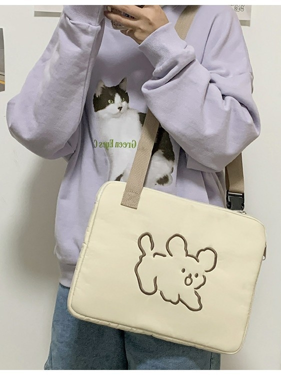 Caz de protecție pentru iPad, material nylon, rezistent la uzură și anti-furt, unisex, lansare primăvara 2025