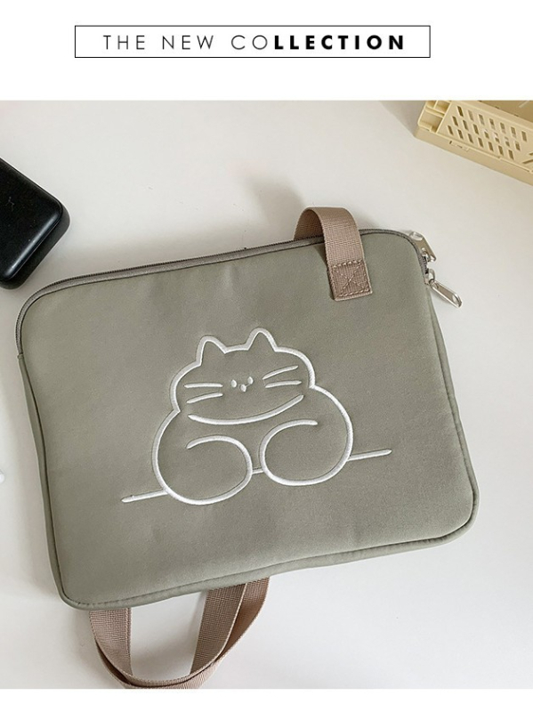 Caz de protecție pentru iPad, material nylon, rezistent la uzură și anti-furt, unisex, lansare primăvara 2025