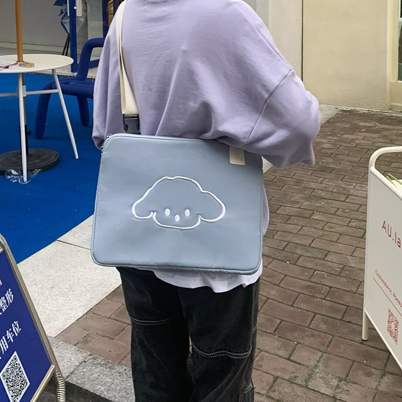 Caz de protecție pentru iPad, material nylon, rezistent la uzură și anti-furt, unisex, lansare primăvara 2025