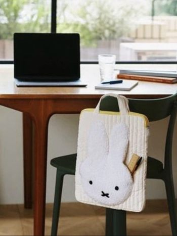 Θήκη tablet ανθεκτική στους κραδασμούς με μοτίβο χαριτωμένου λαγουδάκι-αρκούδας, νάιλον εξωτερικό και επένδυση, unisex, άνοιξη 2025