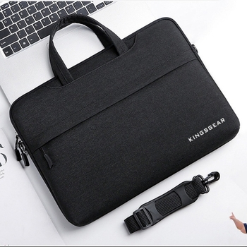 Geantă pentru laptop de afaceri, ușoară, cu căptușeală antișoc, material Oxford, unisex, geantă de umăr