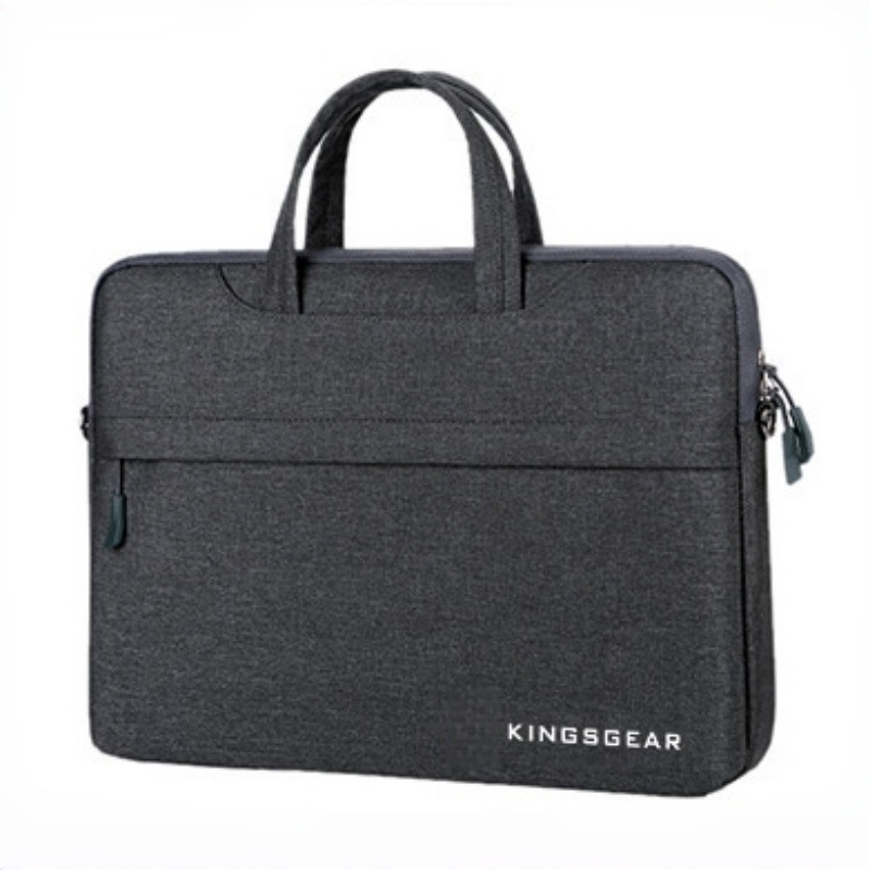 Geantă pentru laptop de afaceri, ușoară, cu căptușeală antișoc, material Oxford, unisex, geantă de umăr