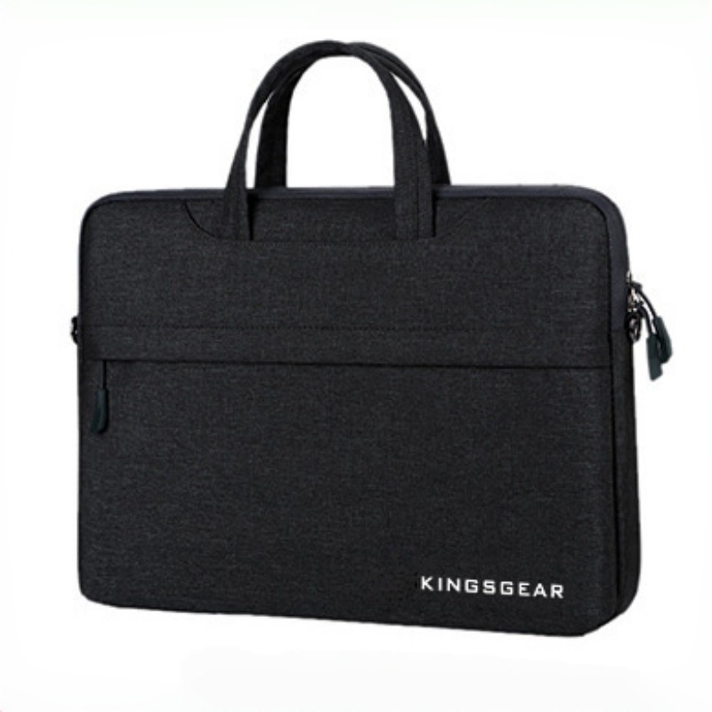 Geantă pentru laptop de afaceri, ușoară, cu căptușeală antișoc, material Oxford, unisex, geantă de umăr