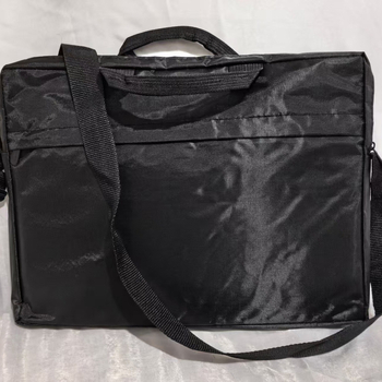 Torba za laptop od Oxford tkanine, preko ramena, unisex, podstava od poliestera, monohromatski uzorak