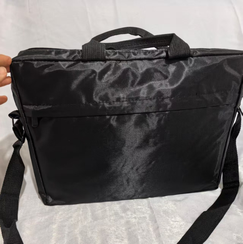 Torba za laptop od Oxford tkanine, preko ramena, unisex, podstava od poliestera, monohromatski uzorak