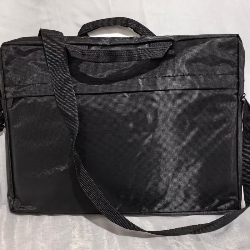 Torba za laptop od Oxford tkanine, preko ramena, unisex, podstava od poliestera, monohromatski uzorak